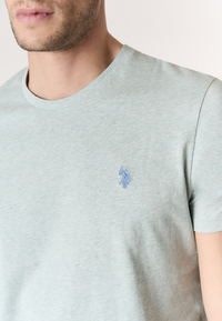 T-shirt in cotone melange Premium Quality con logo ricamato