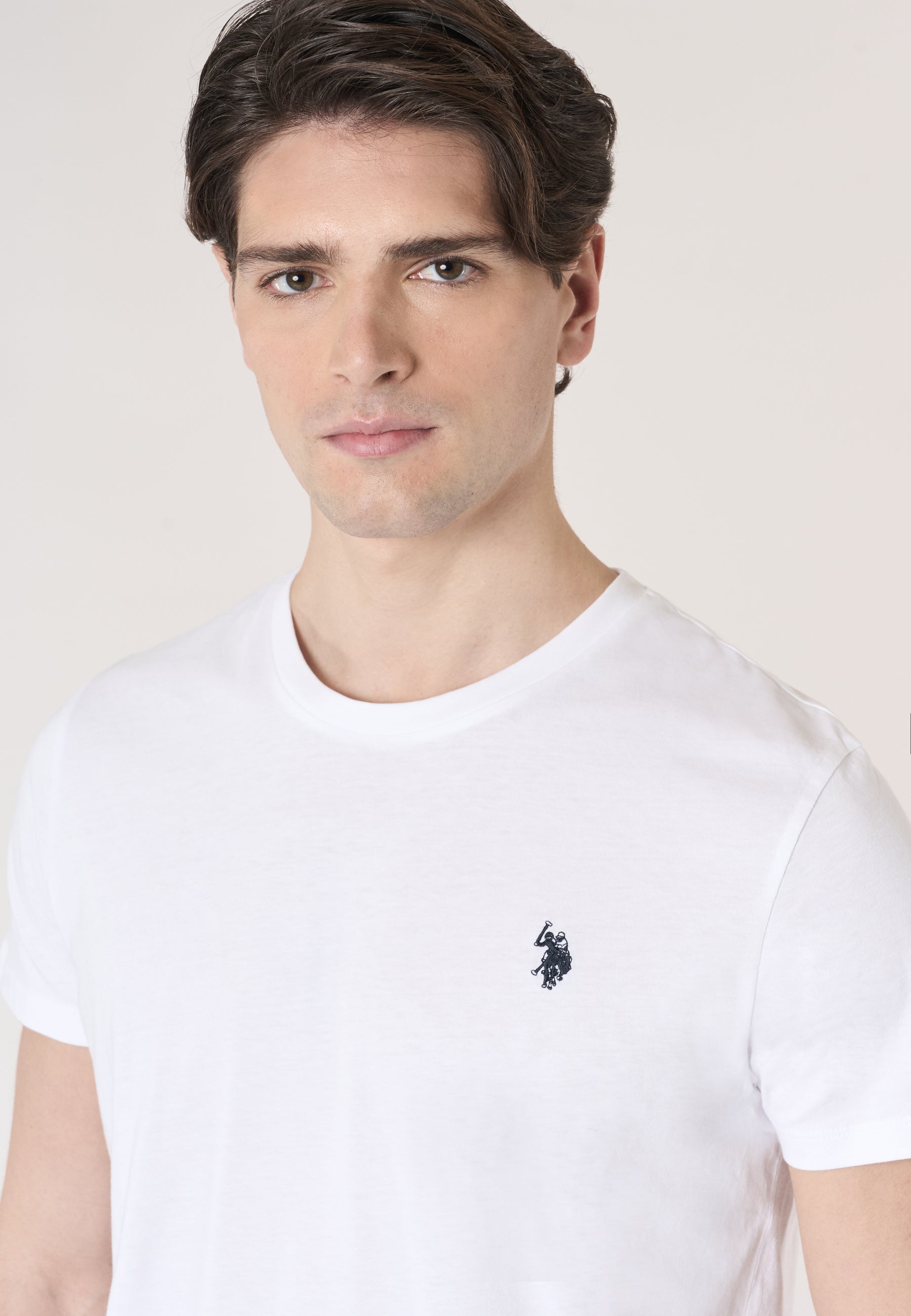 T-shirt girocollo in cotone