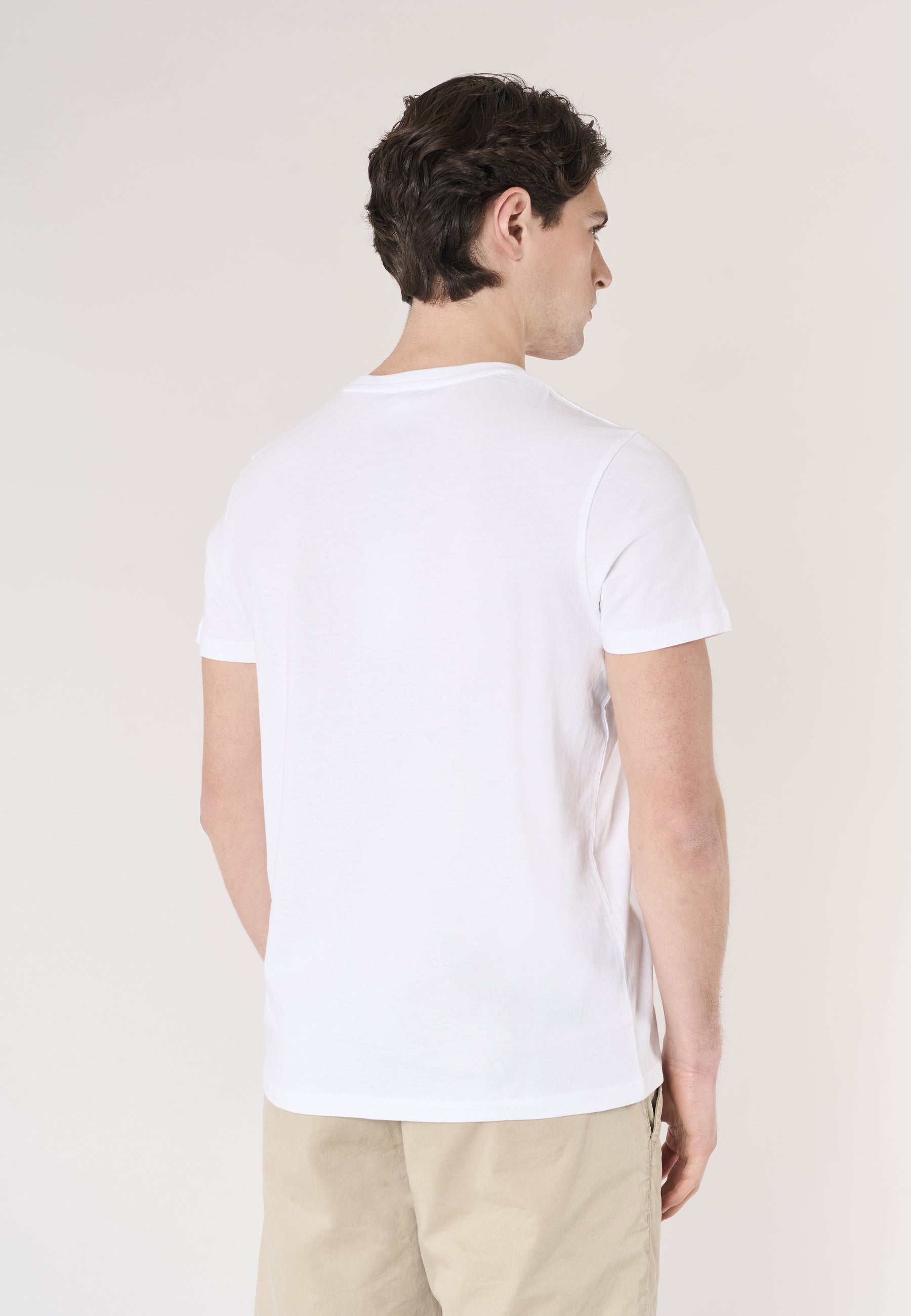 T-shirt girocollo in cotone