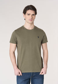 T-shirt girocollo in cotone