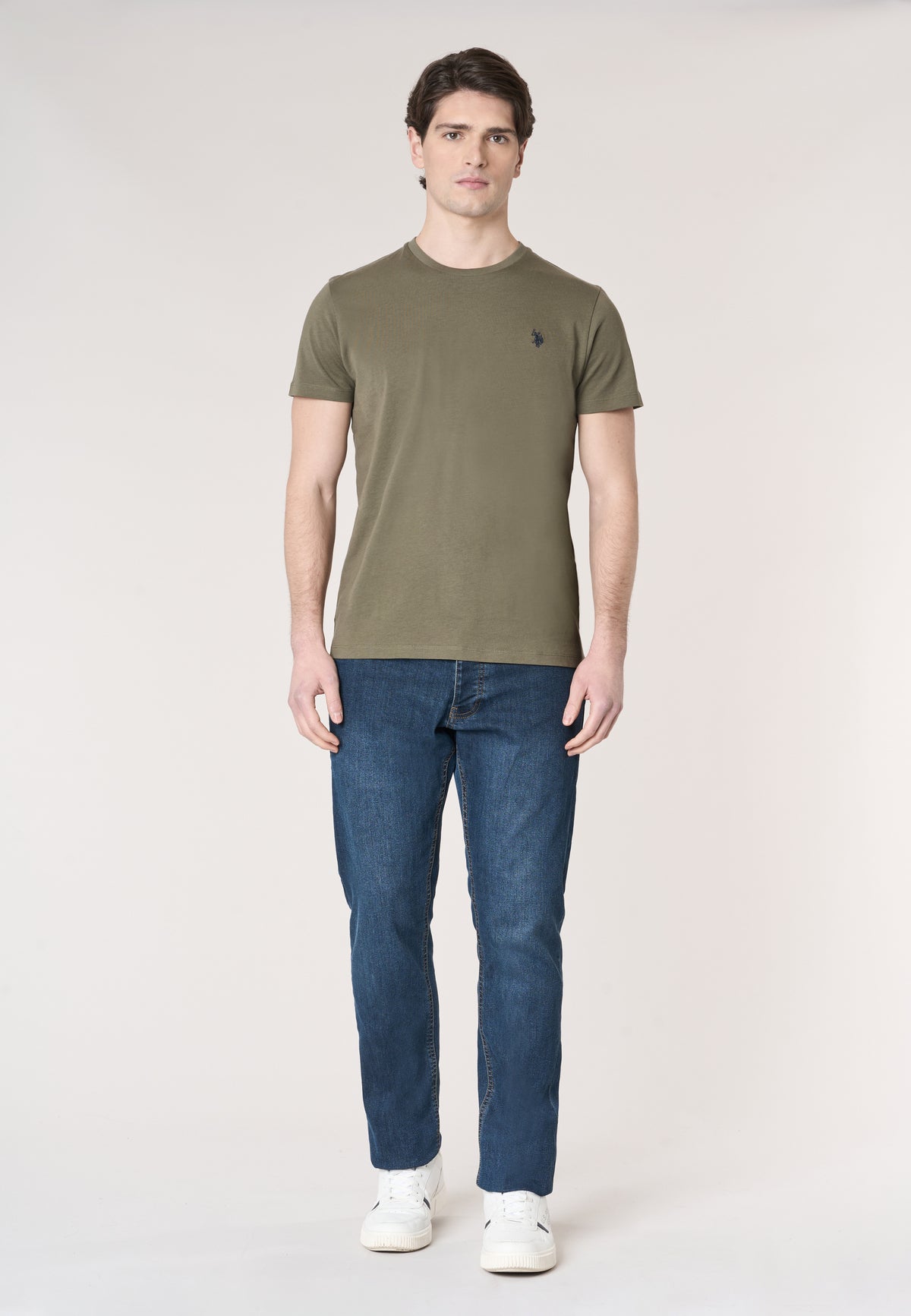 T-shirt girocollo in cotone