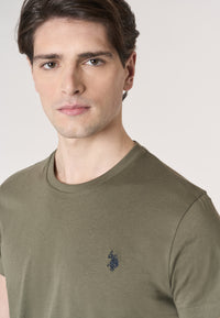 T-shirt girocollo in cotone