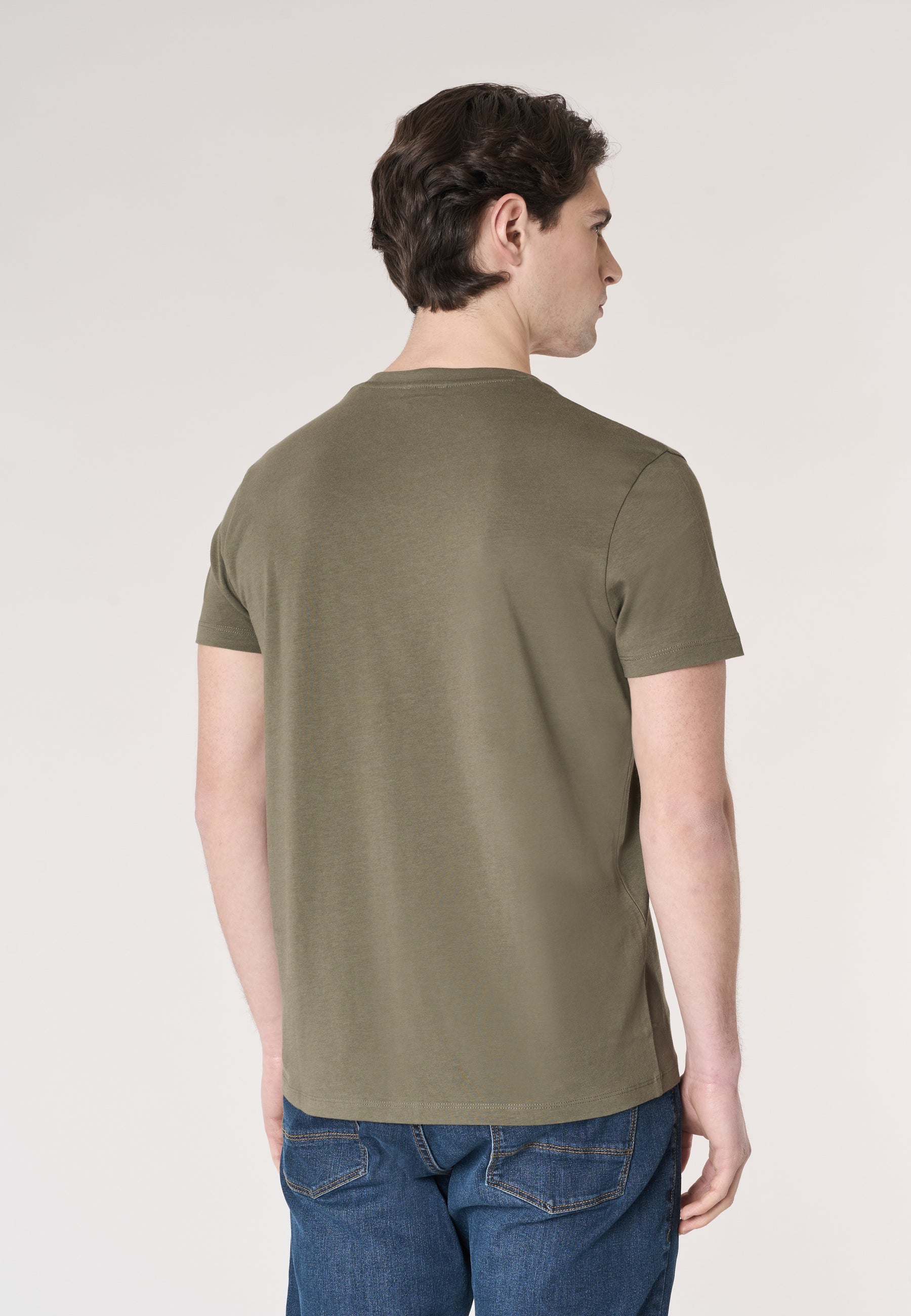 T-shirt girocollo in cotone