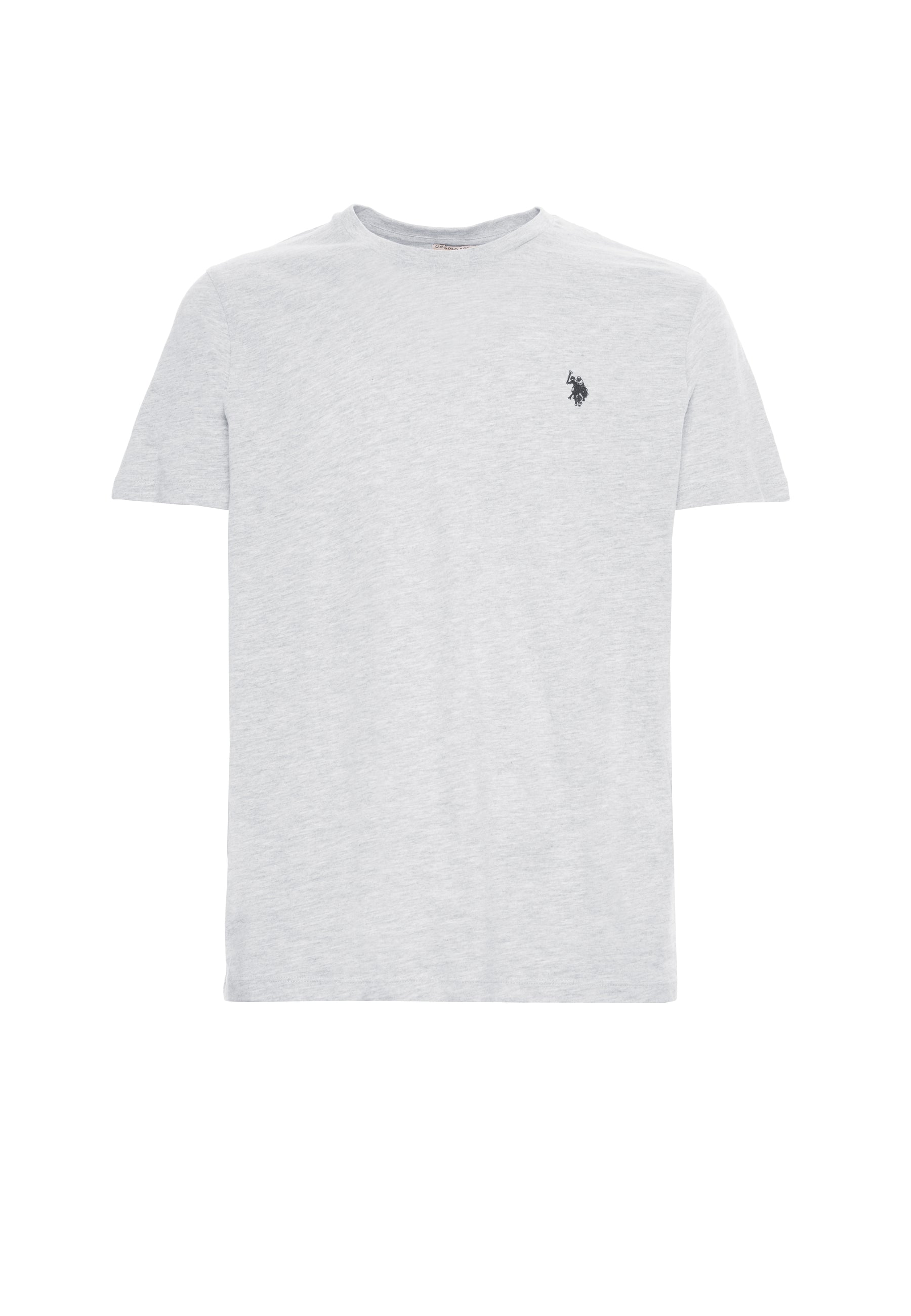 T-shirt girocollo in cotone melange
