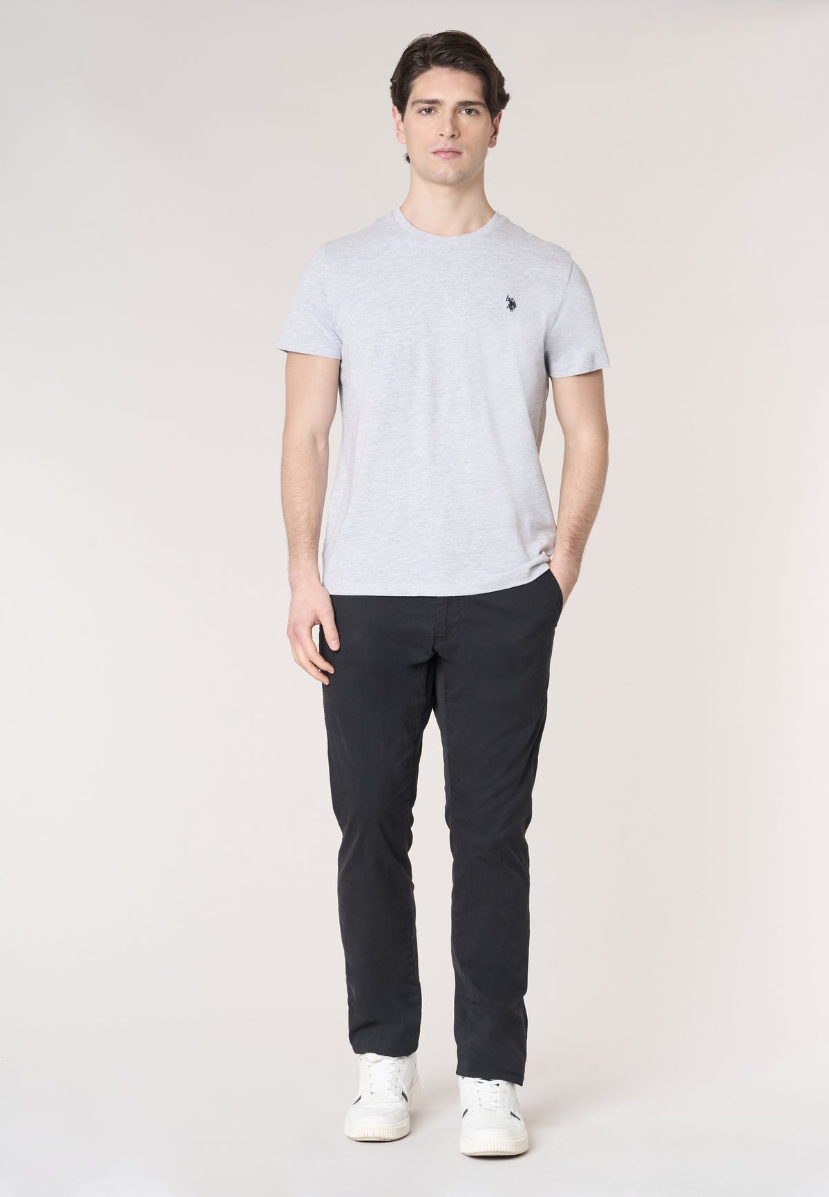 T-shirt girocollo in cotone