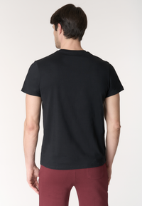 T-shirt girocollo in cotone con stampa frontale U.S. POLO ASSN.