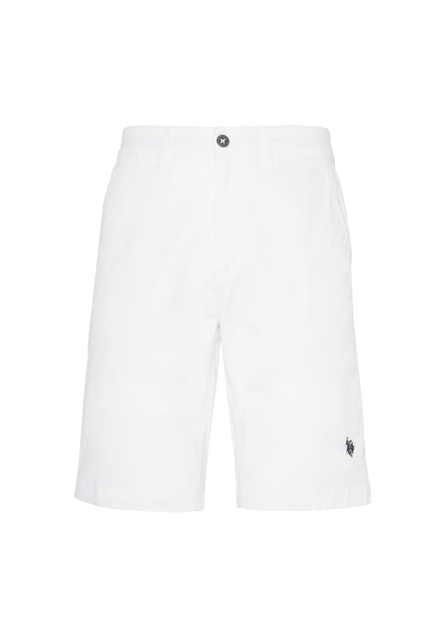 Pantalone corto chino da uomo in cotone stretch