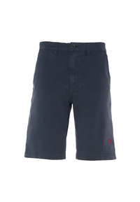 Pantalone corto chino da uomo in cotone stretch