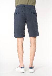 Pantalone corto chino da uomo in cotone stretch
