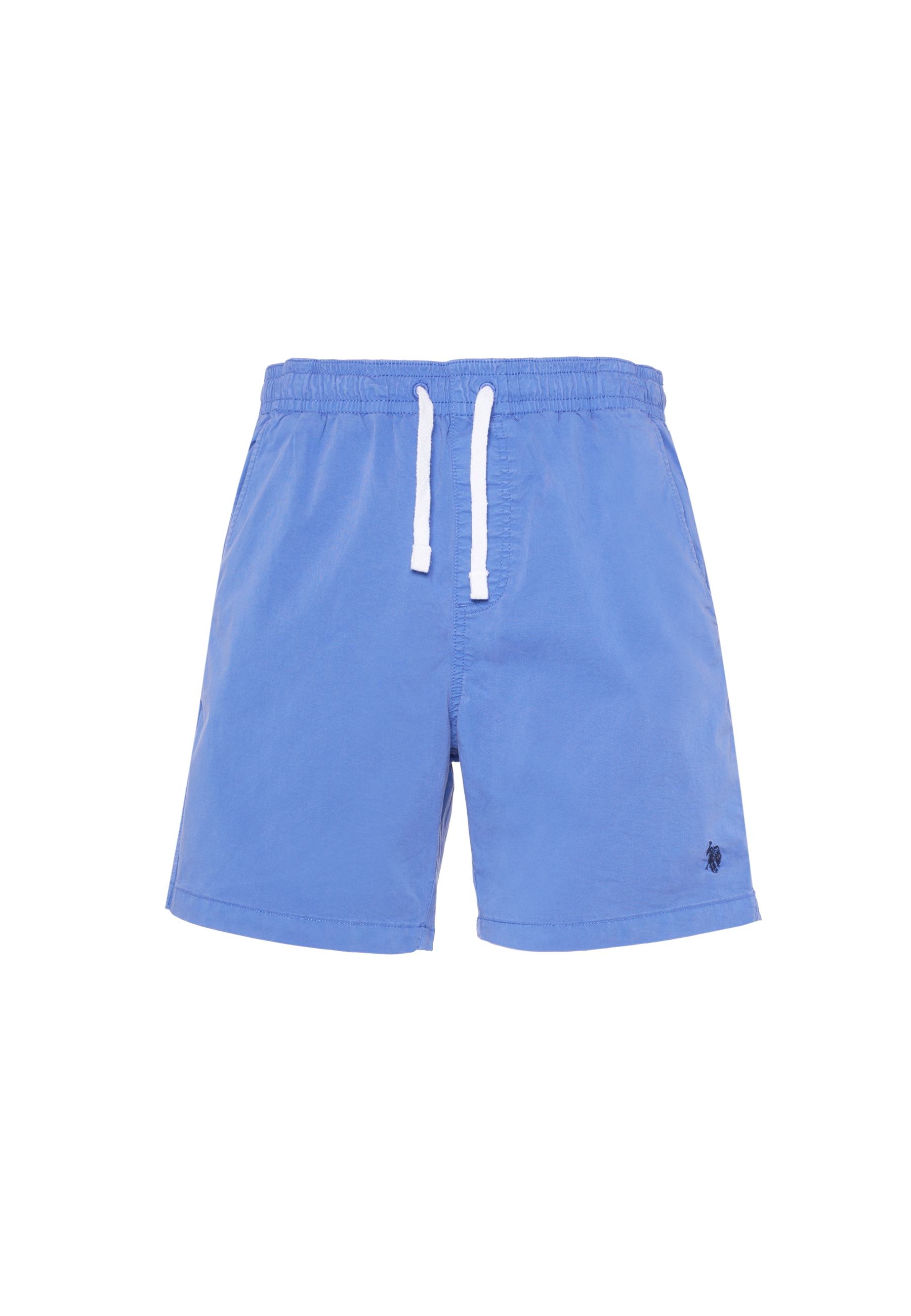 Pantalone corto da uomo in cotone stretch con coulisse
