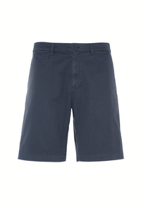 Pantalone corto da uomo in misto cotone e lino