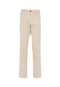 Pantalone chino slim fit da uomo in misto cotone e lino