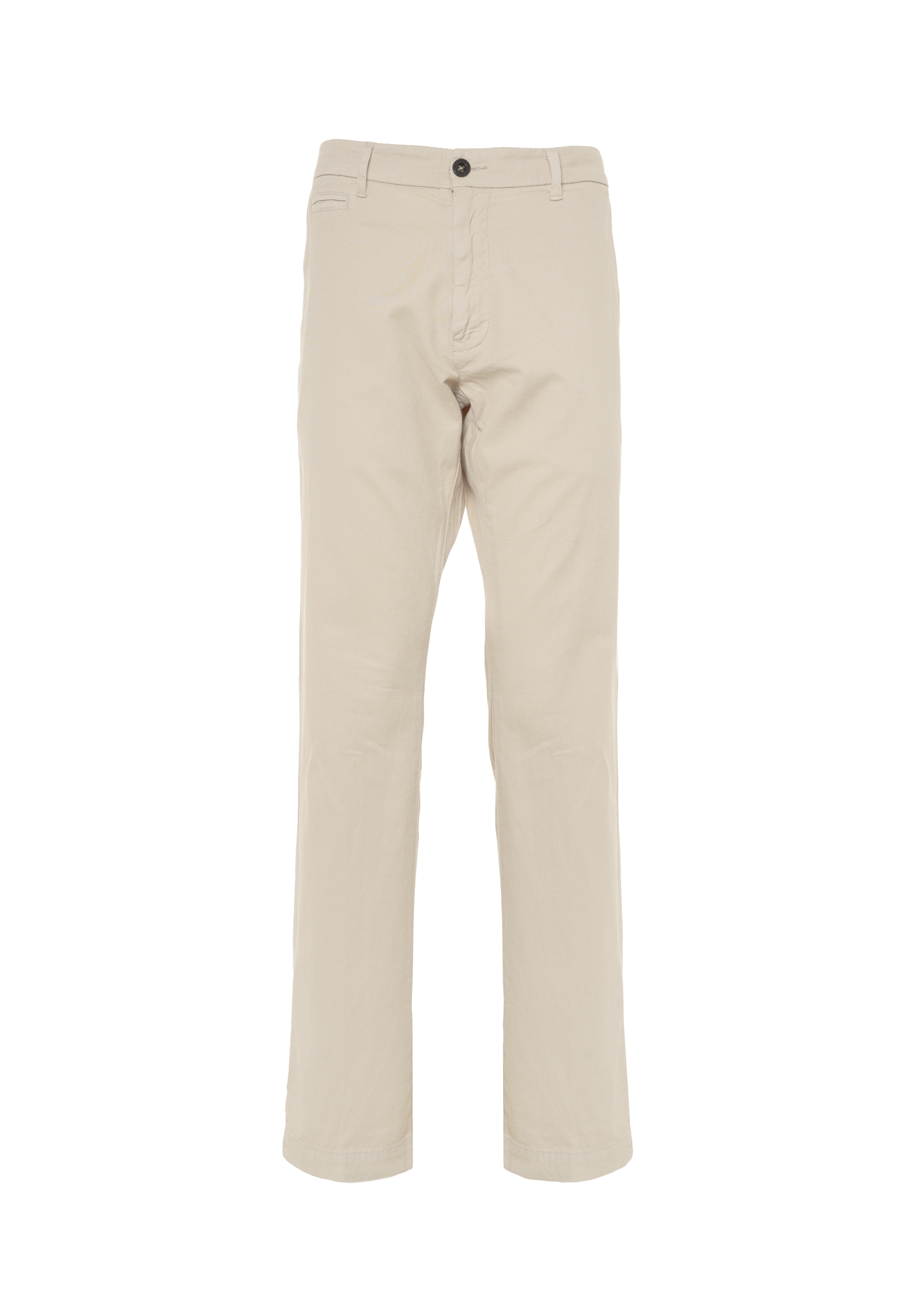 Pantalone chino slim fit da uomo in misto cotone e lino