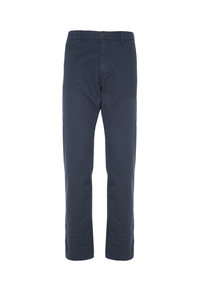 Pantalone chino slim fit da uomo in misto cotone e lino