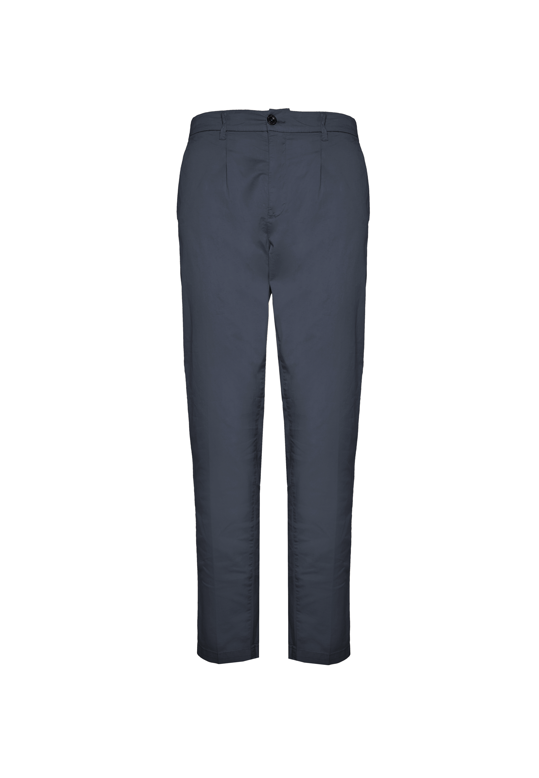 Pantalone da uomo in cotone stretch con carrot fit