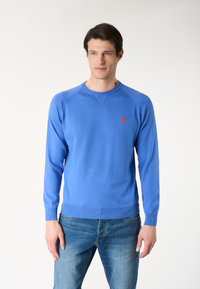 Maglia girocollo da uomo in cotone overdyed Premium Quality