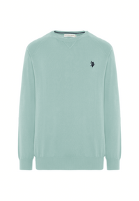 Maglia girocollo da uomo in cotone overdyed Premium Quality