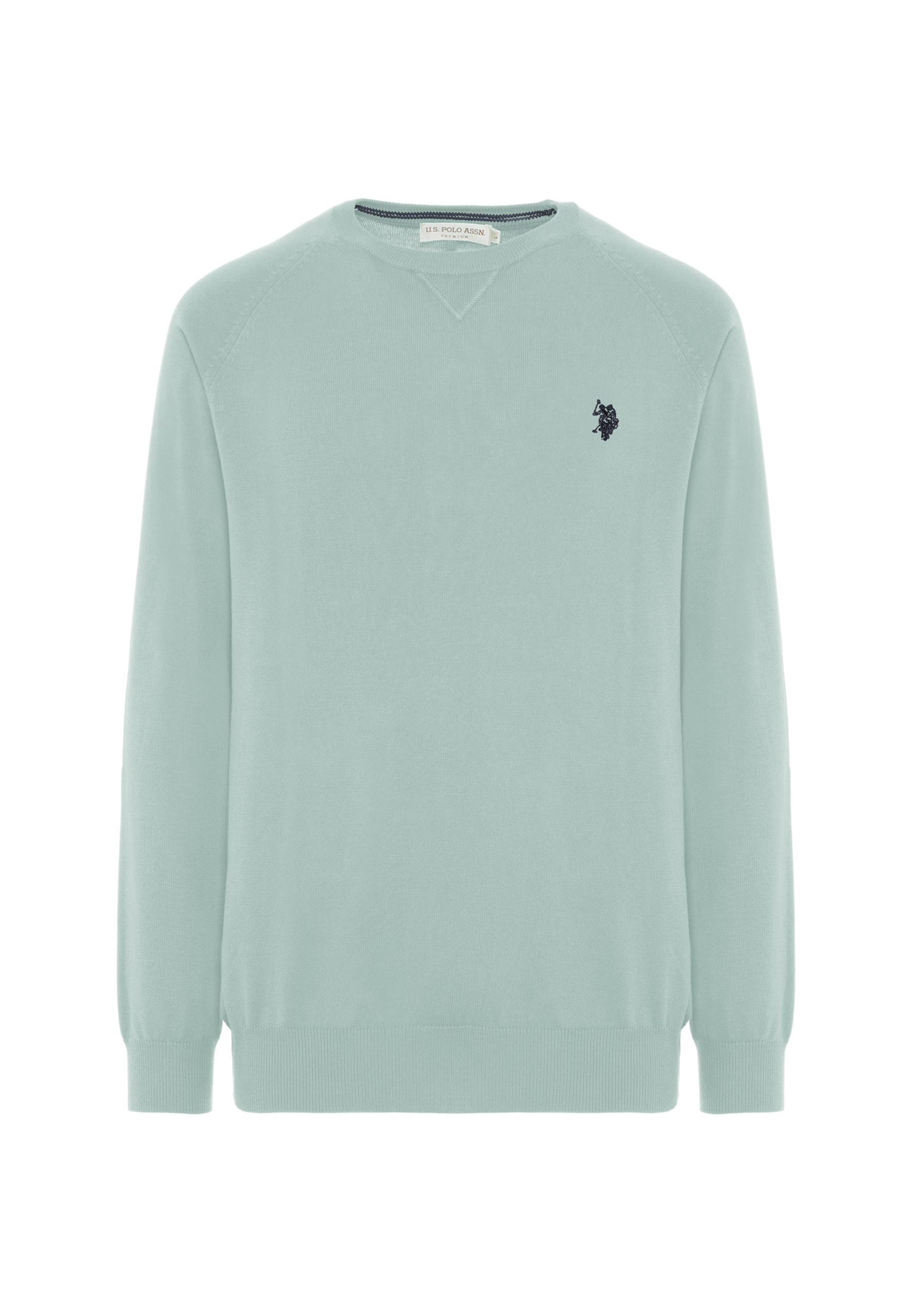 Maglia girocollo da uomo in cotone overdyed Premium Quality
