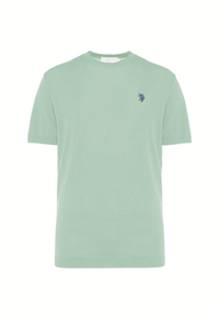 Maglia girocollo da uomo a maniche corte in cotone crepe premium quality