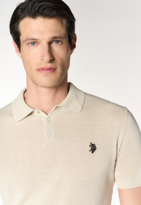 Polo shirt da uomo in maglia di cotone crepe Premium Quality