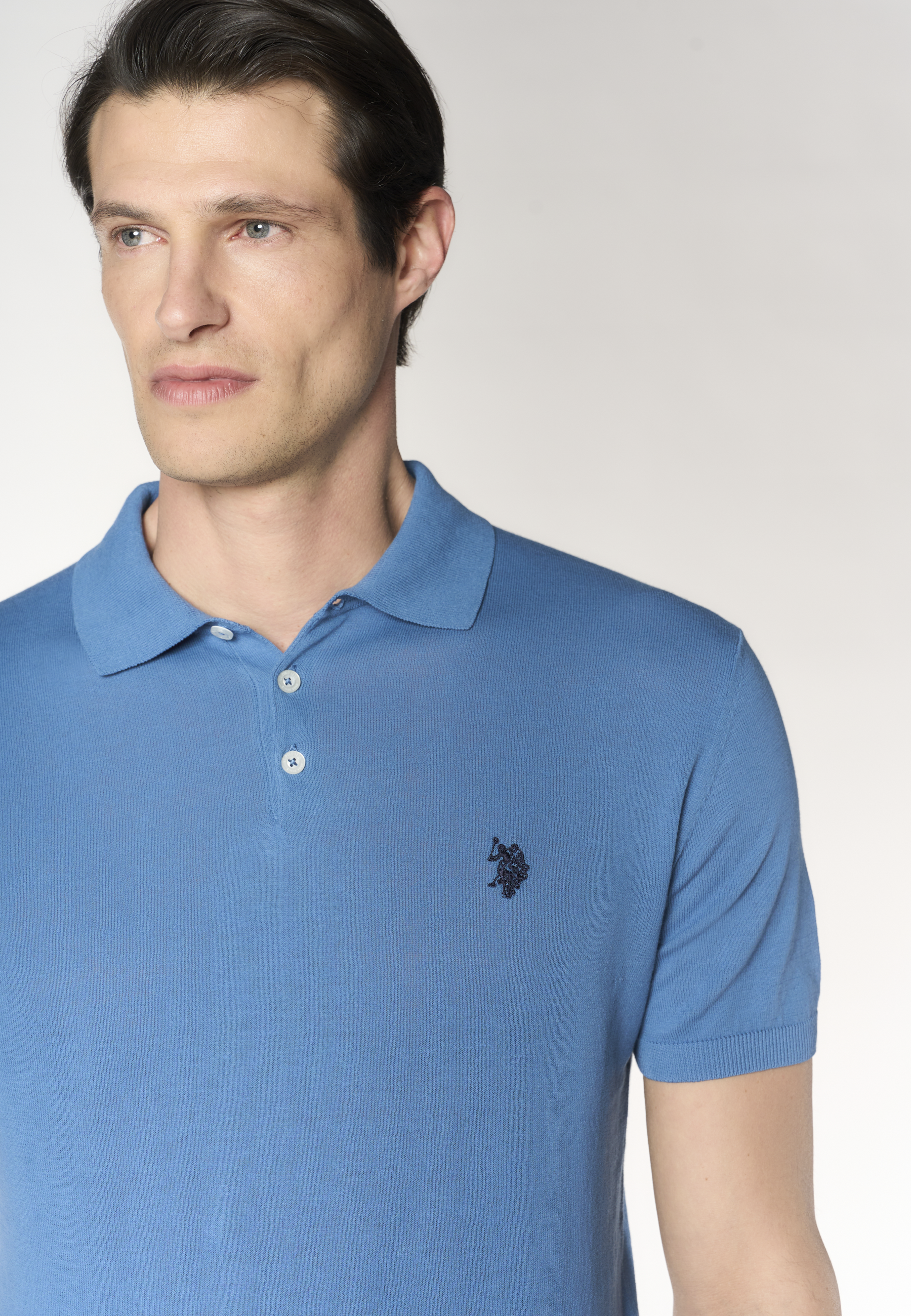 Polo shirt da uomo in maglia di cotone crepe Premium Quality