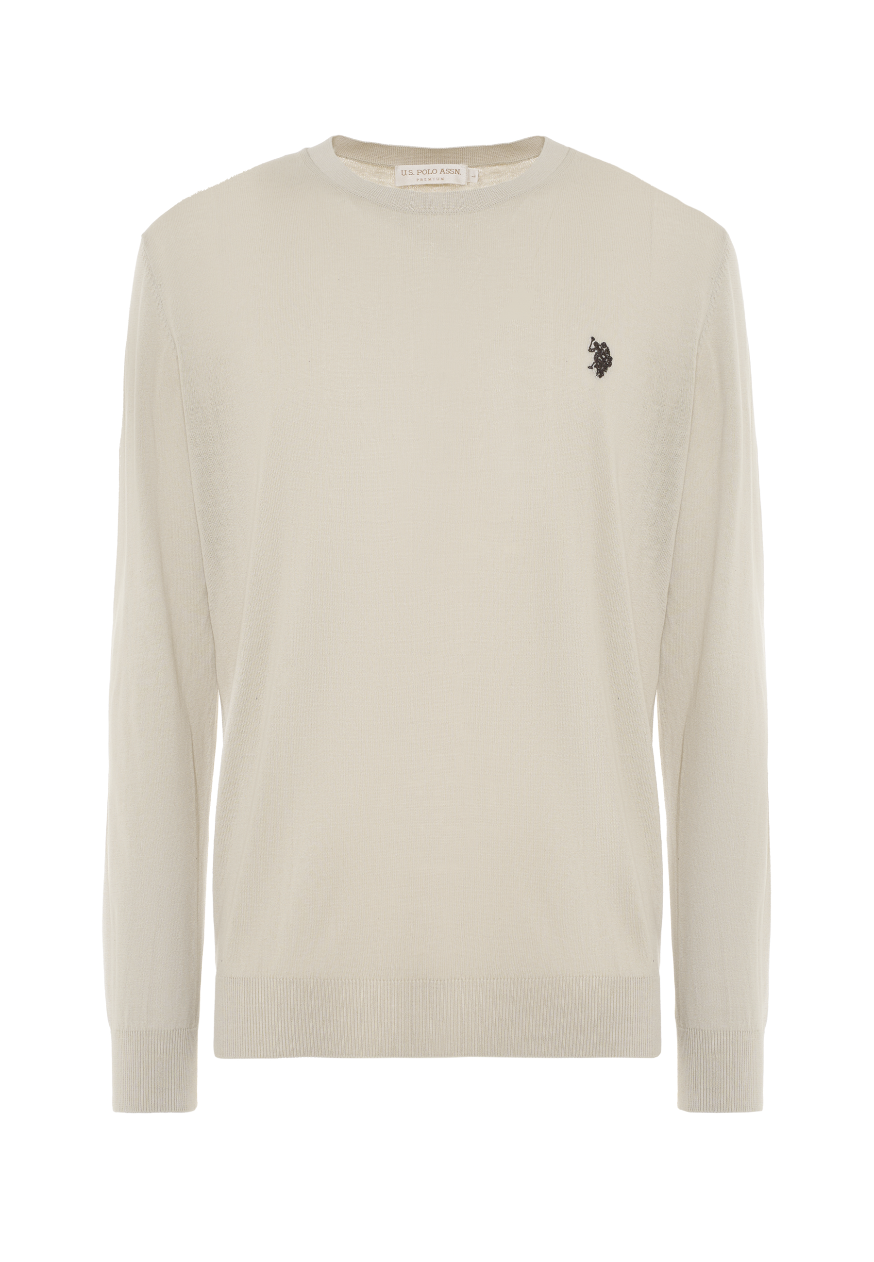Maglia girocollo da uomo in cotone crepe Premium Quality