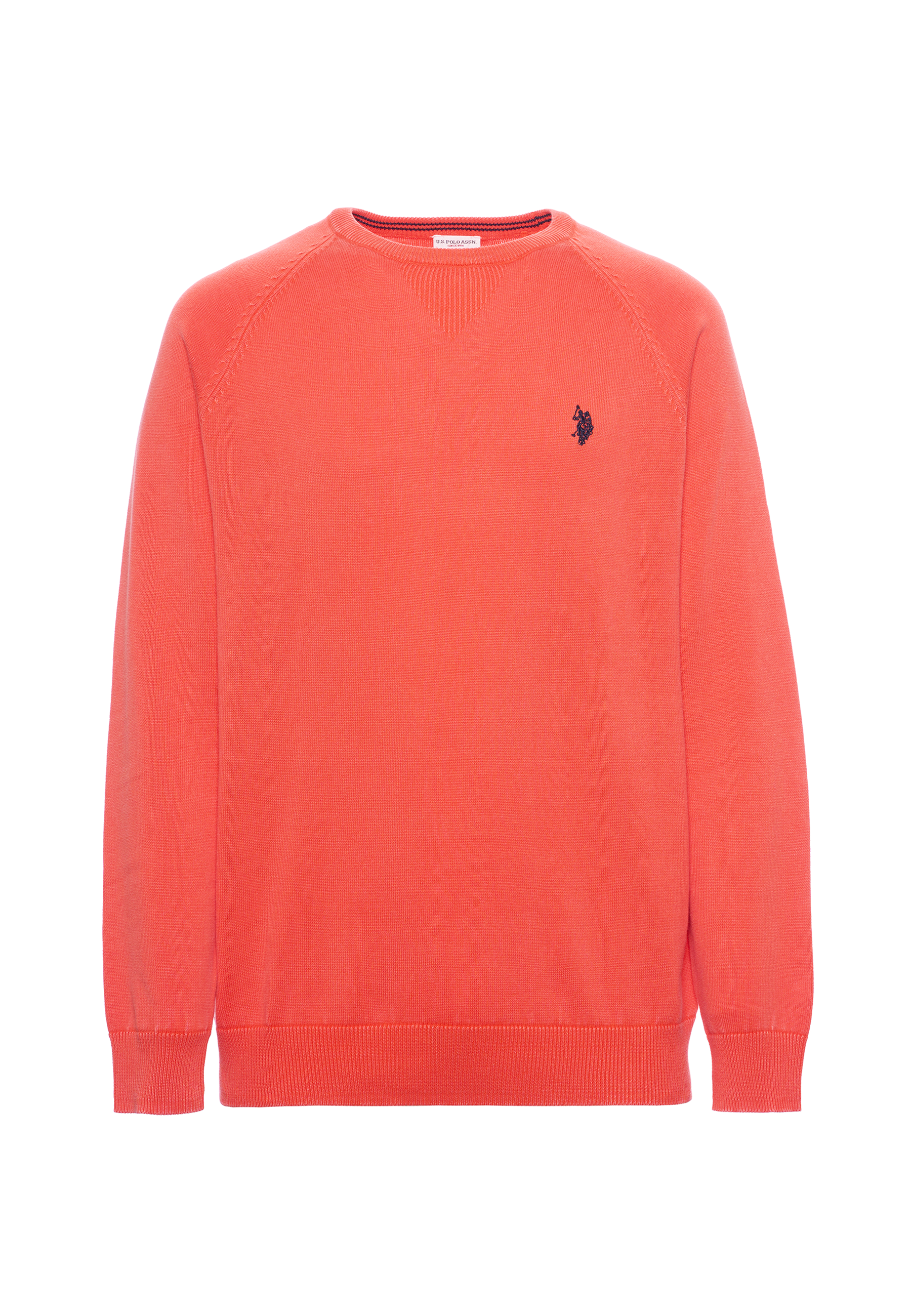 Maglia girocollo da uomo in cotone overdyed Premium Quality