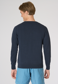 Cardigan da uomo in cotone con logo