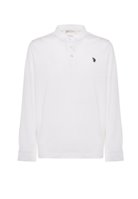 Polo shirt da uomo a maniche lunghe in cotone Premium Quality
