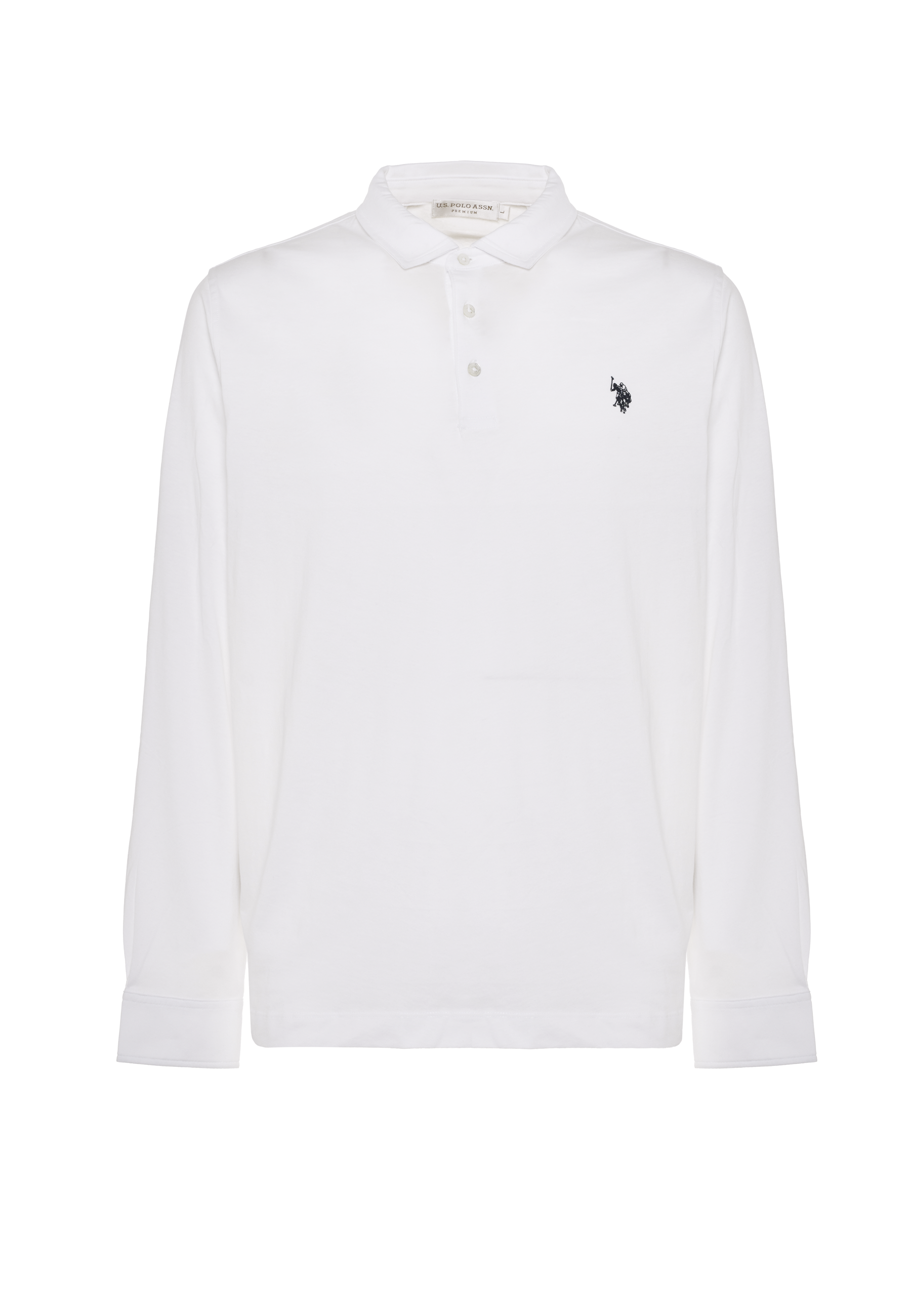 Polo shirt da uomo a maniche lunghe in cotone Premium Quality