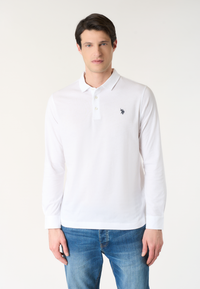Polo shirt da uomo a maniche lunghe in cotone Premium Quality