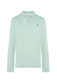 Polo shirt da uomo a maniche lunghe in cotone Premium Quality
