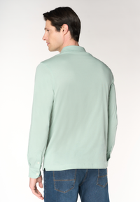 Polo shirt da uomo a maniche lunghe in cotone Premium Quality