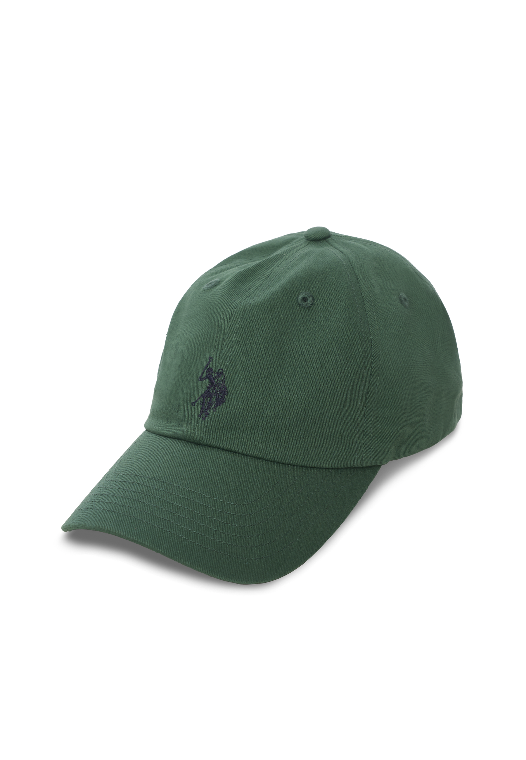 Cappellino in cotone twill con logo ricamato