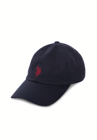Cappellino in cotone twill con logo ricamato