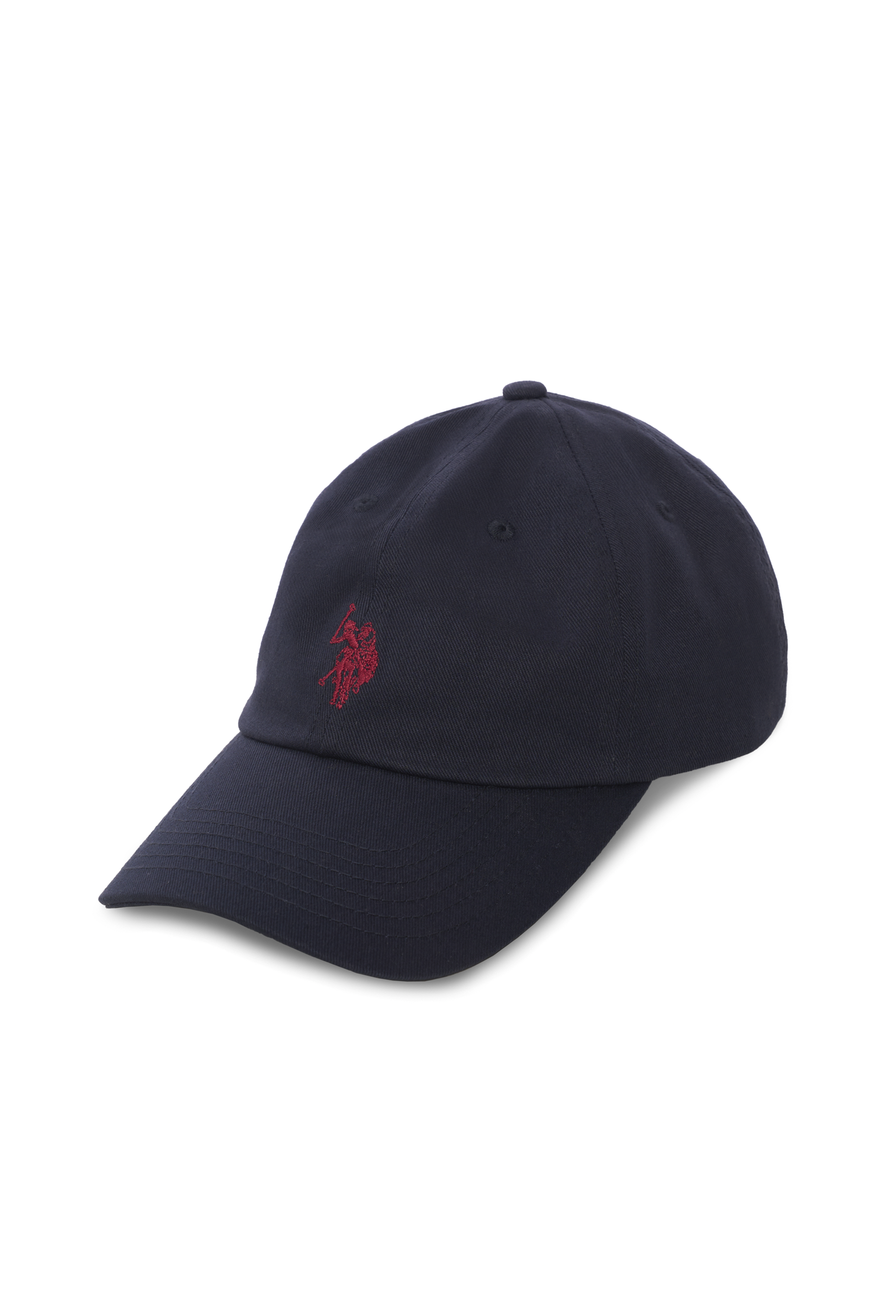 Cappellino in cotone twill con logo ricamato