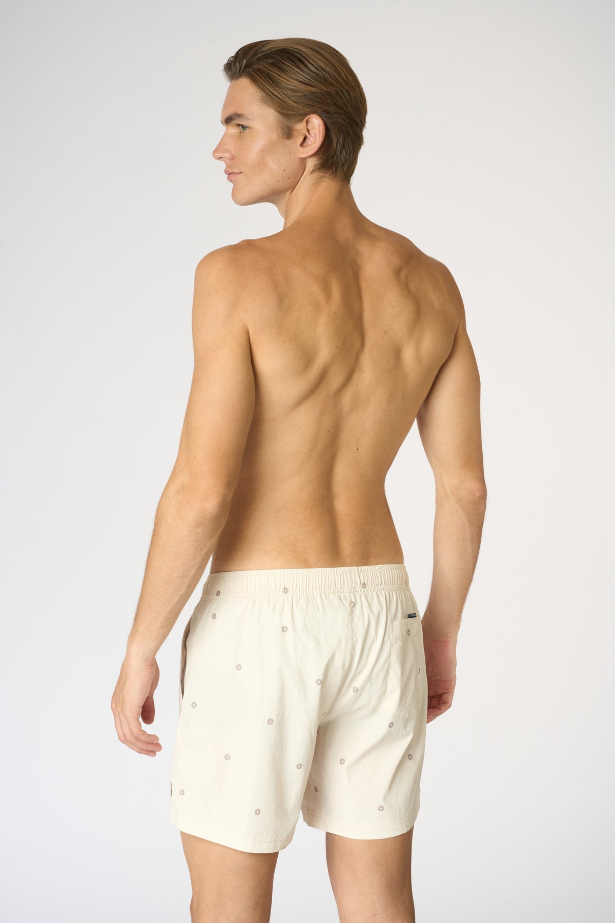 Costume da uomo in nylon con micro stampa all over