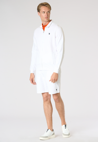Felpa da uomo full zip a collo alto
