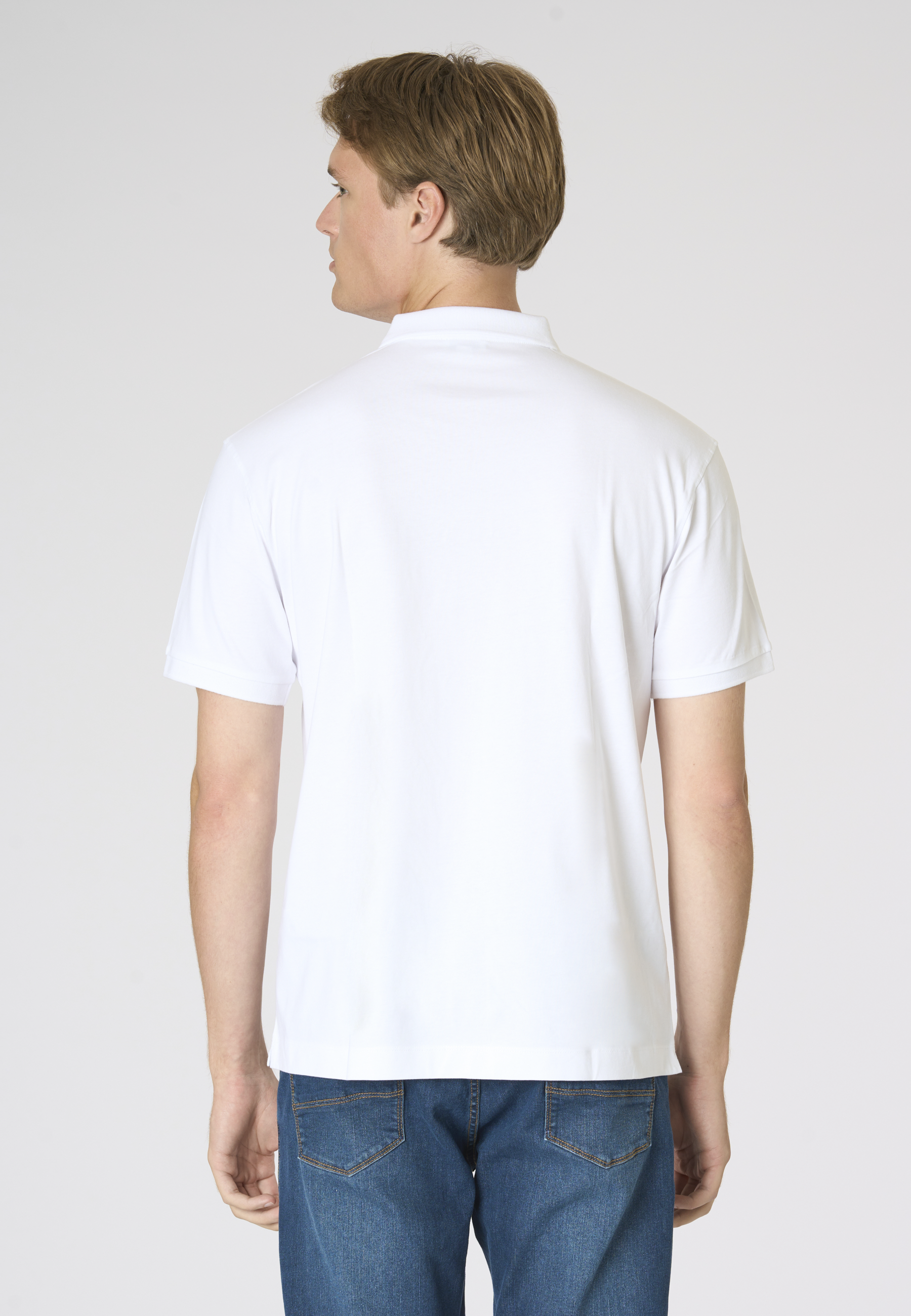 Polo shirt da uomo in cotone con logo Double Horsemen colorato