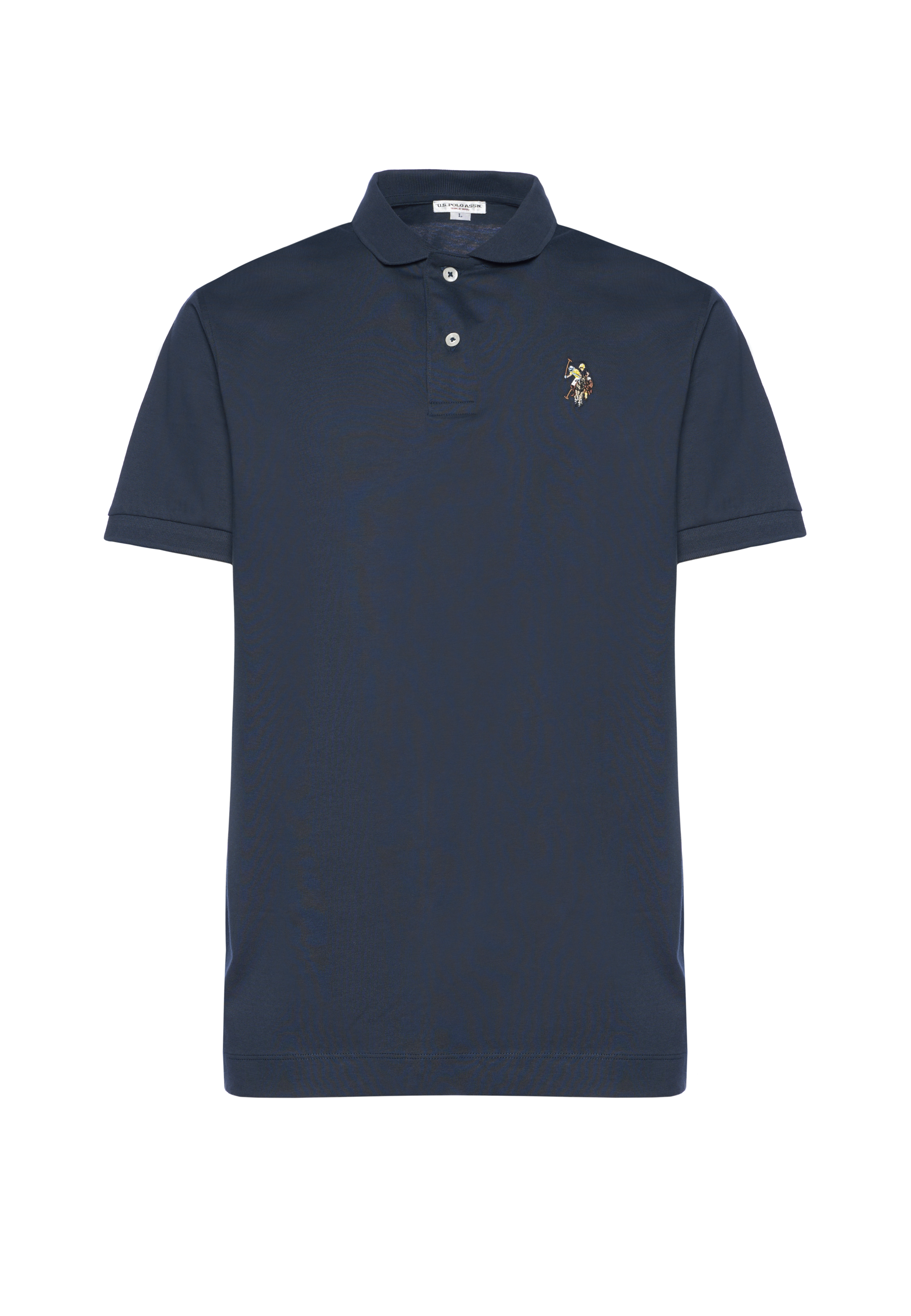 Polo shirt da uomo in cotone con logo Double Horsemen colorato