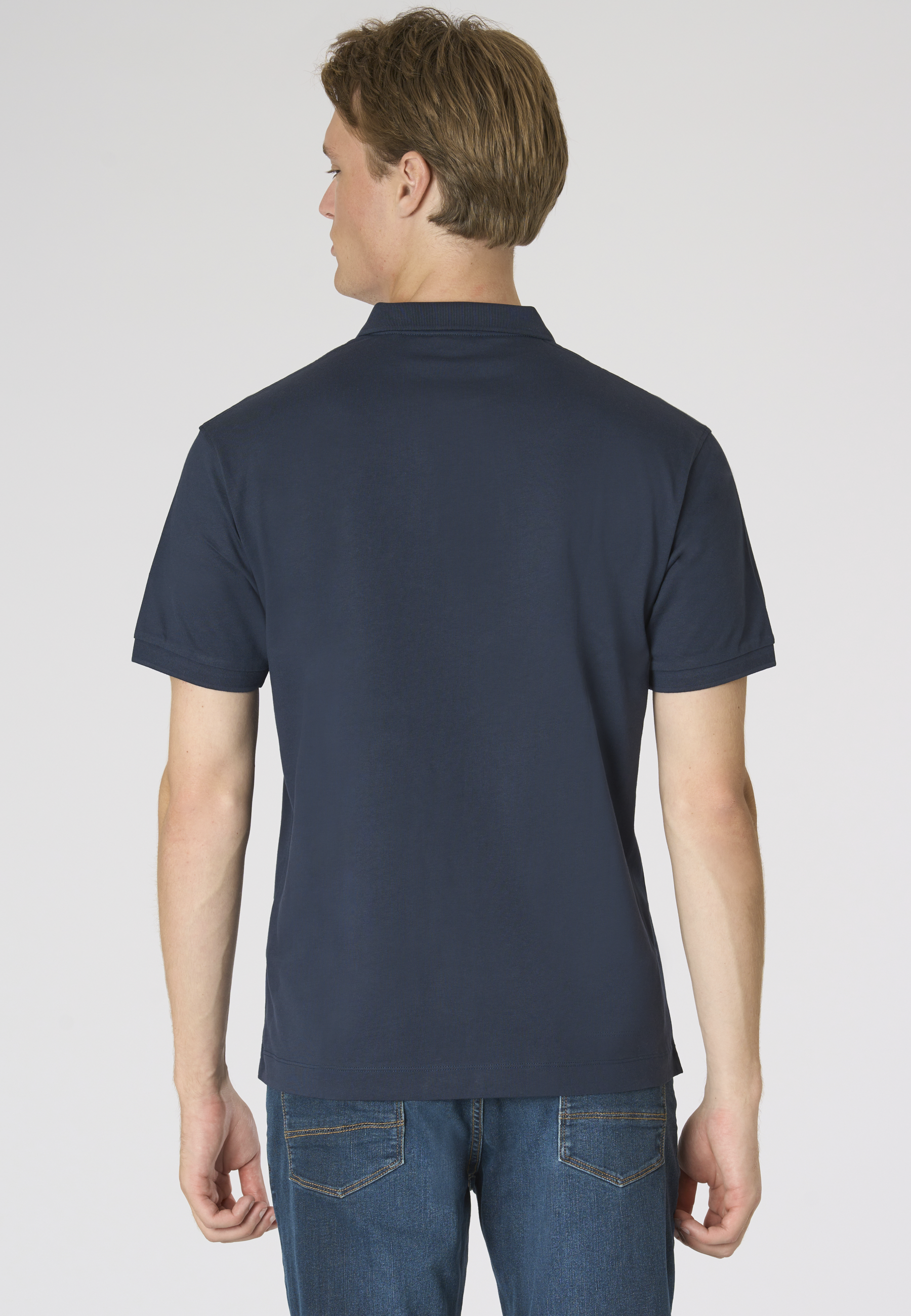 Polo shirt da uomo in cotone con logo Double Horsemen colorato