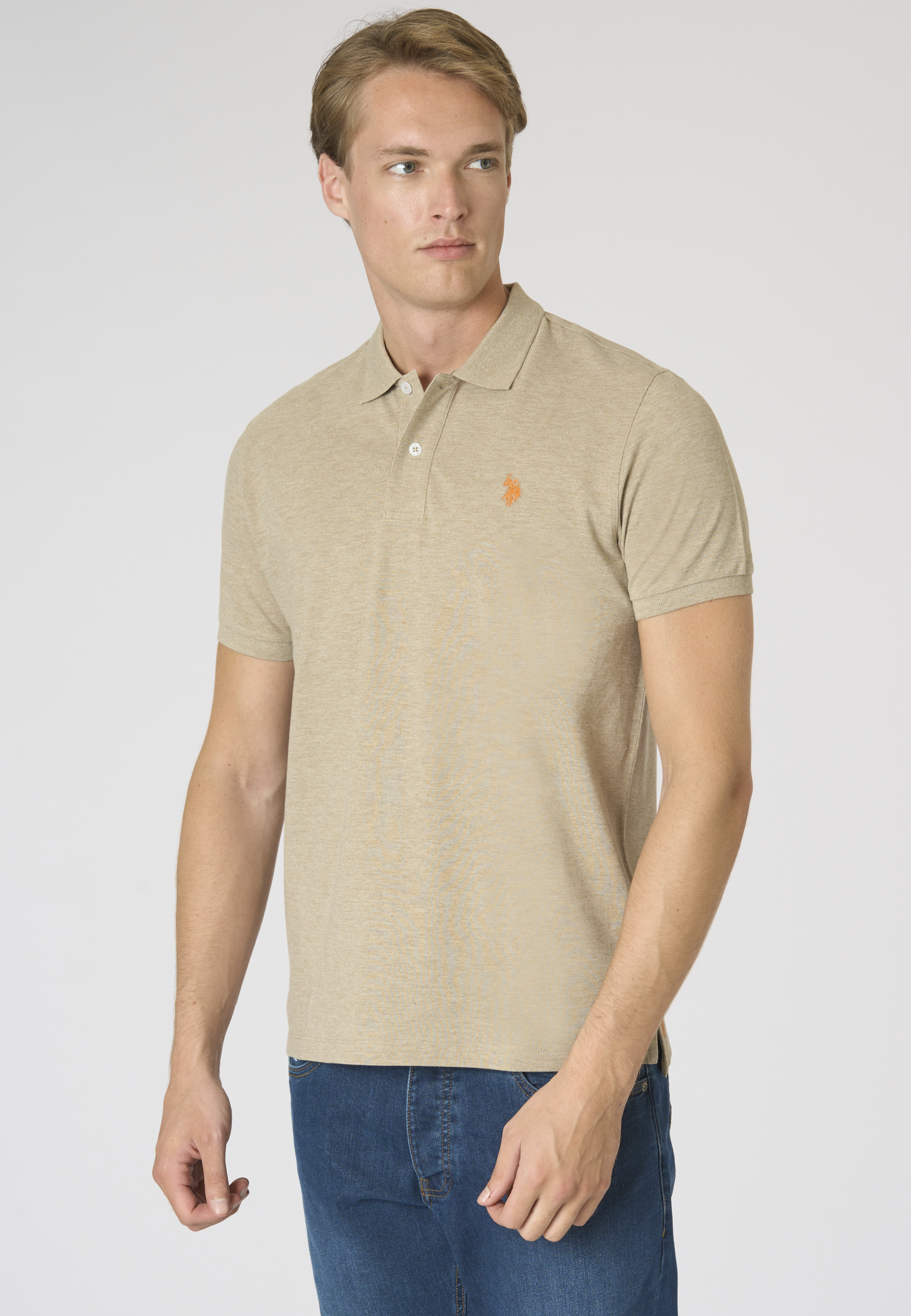 Polo shirt a maniche corte in cotone mélange Premium Quality