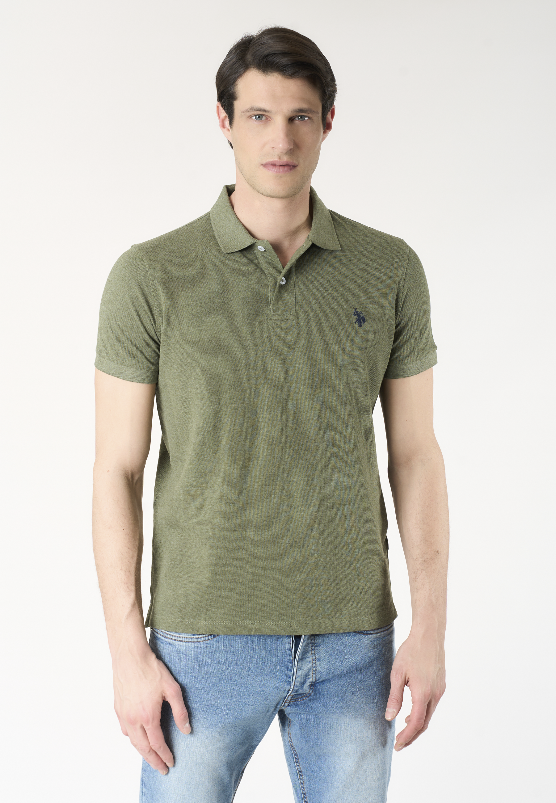 Polo shirt a maniche corte in cotone mélange Premium Quality