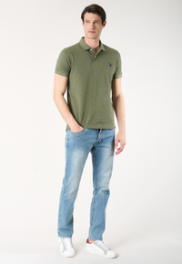 Polo shirt a maniche corte in cotone mélange Premium Quality