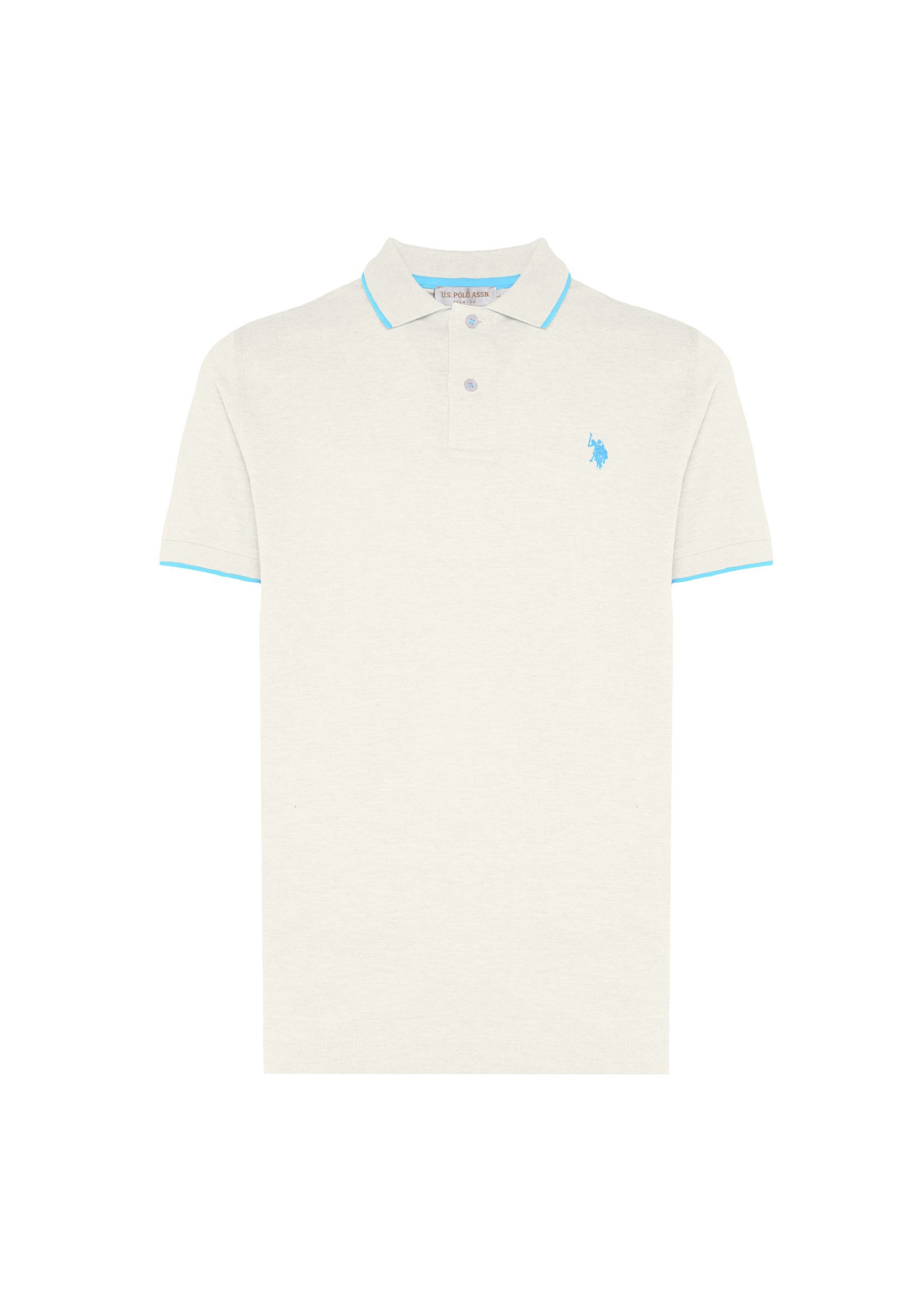 Polo shirt a maniche corte con dettagli a contrasto Premium Quality