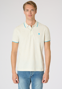 Polo shirt a maniche corte con dettagli a contrasto Premium Quality