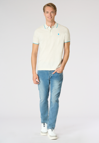Polo shirt a maniche corte con dettagli a contrasto Premium Quality
