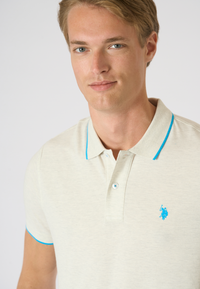 Polo shirt a maniche corte con dettagli a contrasto Premium Quality