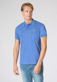 Polo shirt a maniche corte con dettagli a contrasto Premium Quality