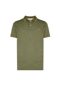 Polo shirt a maniche corte con dettagli a contrasto Premium Quality